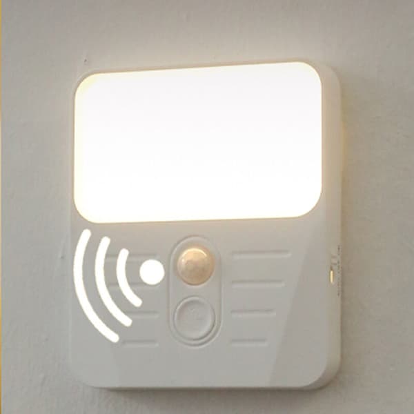 2W 5V Trådløs Smart Sensorlampe, Dimbar