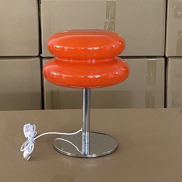 Nattbordslampe Macaron glassbordlampe, trefarget dimming, stuelamper, øyebeskyttelse, nattlys