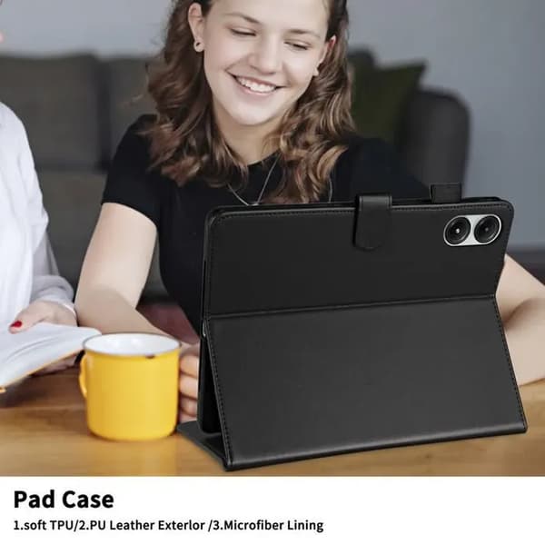 Tabletetui - Xiaomi - Redmi Pad Pro 12.1 - Kunstlæder - Sort