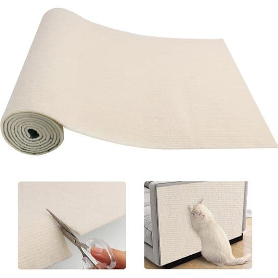 Kradsestolpe - XVX - 40×200 cm - Polyester - Beige - Selvklæbende