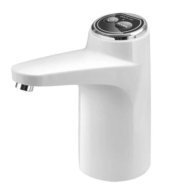 Automatisk Elektrisk Vattenpump Dispenser Touch Kontroll USB Laddning Dricksvattenbrytare - Vit
