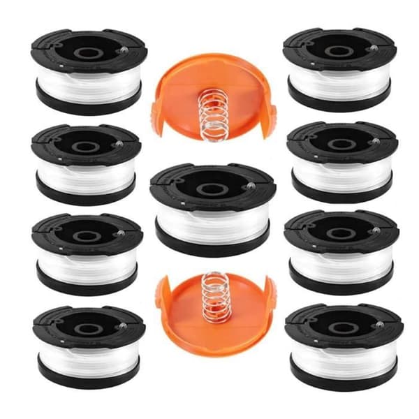 Trimmertrådspole for Black & Decker - A6481 A6485 - 9 spoler med trimmertråd