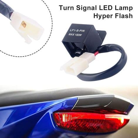 2-bens 12V LED-blinkrelæ til biler og motorcykler