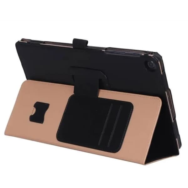Samsung Galaxy Tab A 10.1-deksel - Støtsikkert - PU-skinn - Svart