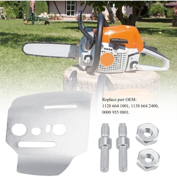 Sidepladeklemme bolt møtrik stud egnet til Stihl MS441 MS460 MS650 MS660