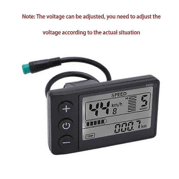 24V 36V 48V 60V Vandtæt LCD-display S866 Controller Panel Dashboard Elektrisk Cykel Display til Elektrisk Scooter 5Pin