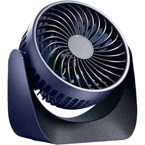 Bærbar ventilator - XVX - USB-bordventilator - 3 hastigheder - Abyss Blue - Lydløs