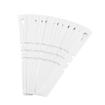 Planteskilt - ZEAICOS - Pakke med 100 - PVC - Hvit - Planteidentifikasjon