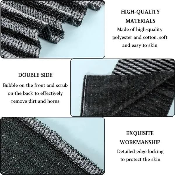 Kroppsborstset - Ryggmassageborste - Exfolieringsborste - Duschsäker