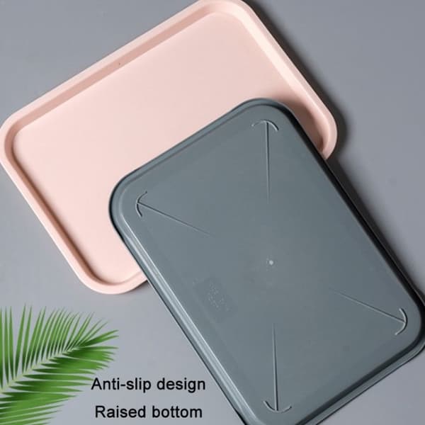 Kakefat - XVX - 41x30cm - Plast - Sklisikkert - Rosa