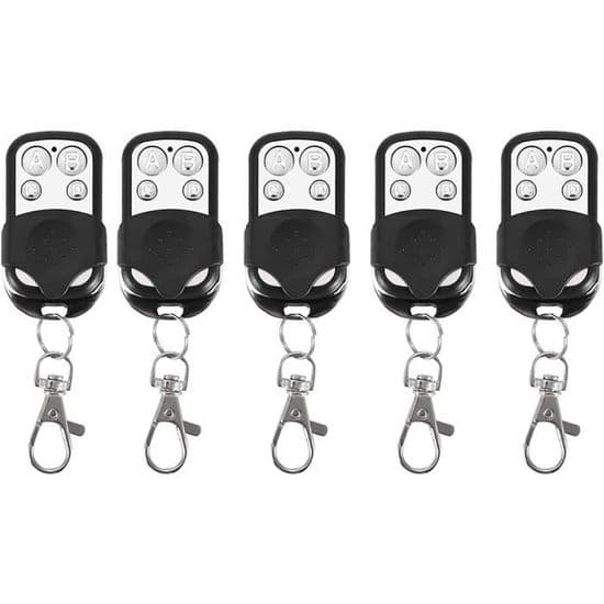 5 stk. universelle trådløse nøglefobs til bilgarageport 433,92MHz TILBEHØR TIL AUTOMATION D