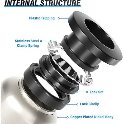 8 mm OD x 1/2 tum BSP rak koppling PCF8-04 (10-pack)