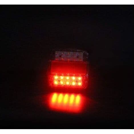2 st LED-bakljus för lastbil