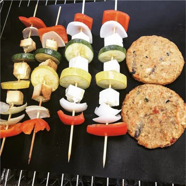 Grill Bakeplater, Non-Stick Bakematte, Gjenbrukbar, 44x33cm 5 stk