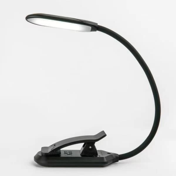 Boklampe med 3 lysfarger og dimmer / Oppladbar leselampe