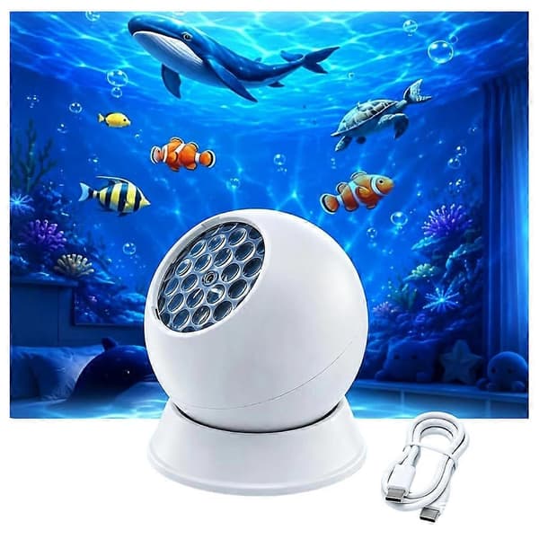 Ocean Projector for Room Decor, Multi-Angle Projection Base, Christmas Gifts Sea