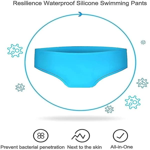 Svømmetruser for kvinner. Vanntett Strand Elastisk Silikon Anti-lekkasje Menstruasjons