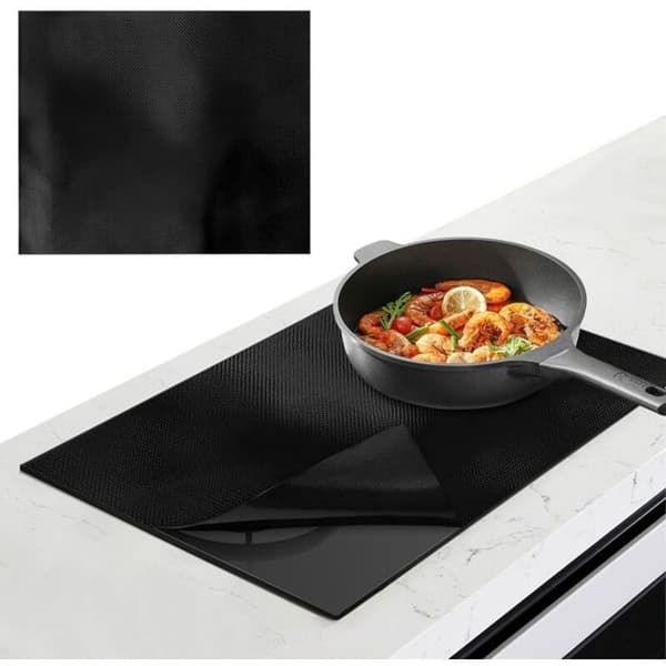 Silikone bageunderlag til induktionskogeplader, 52x61cm, ovn/komfur beskyttelse
