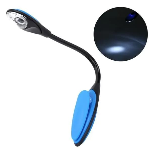 Clip-on lampe - Sort - Lavt strømforbrug - Langtidsholdbart LED-lys