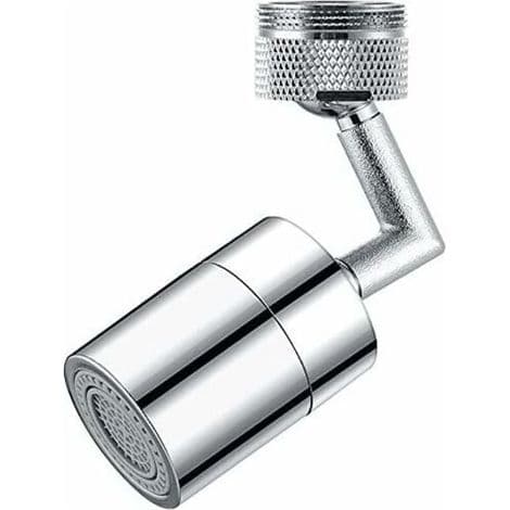Universell 720-graders sprutsikker kranlufter og diffusor med 4-lags svingbart nettingfilter. Sprutsikker krandiffusor (2328ml).
