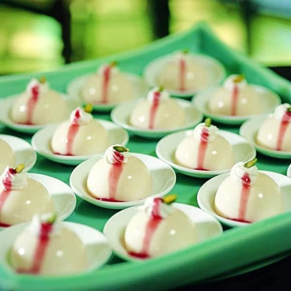 Dessertform - Silikone - 15 hulrum - Rød - 2 stk.
