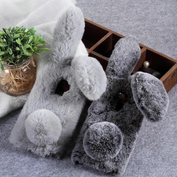 Fluffy TPU-etui med kaninform for Samsung Galaxy S9 PLUS