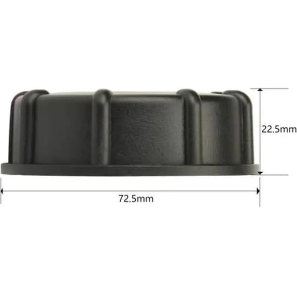 IBC-adapterikorkki s60x6 1000 litran säiliöön, 1/2 tuumaa