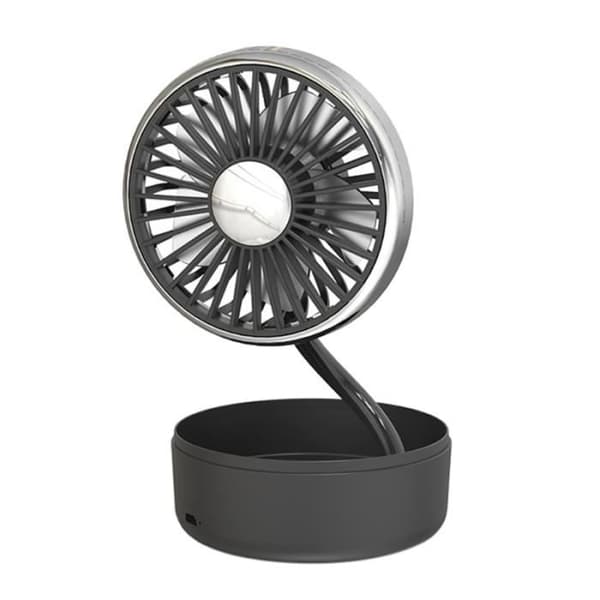 Minibilventilator - 9FP101348-S-1 - Bærbar Trådløs - USB-opladning - Dobbelt Hoved