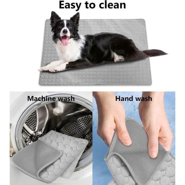 Kølemåtte 75x100 cm til hunde og katte – Selvkølende, holdbar, åndbar