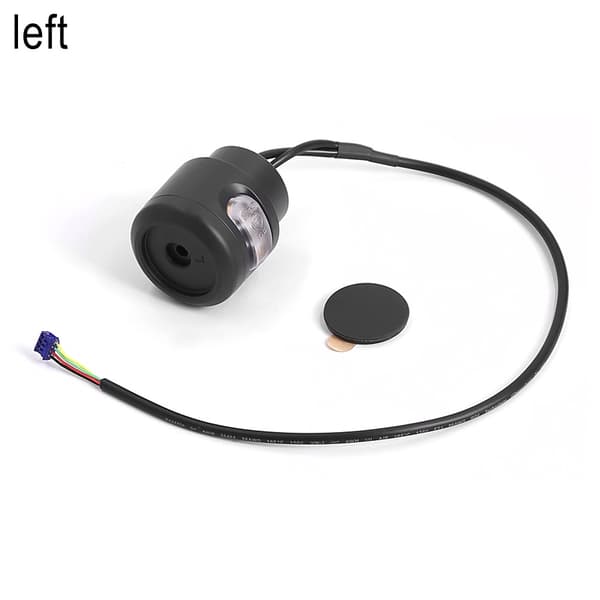Styrblinklys til Ninebot E2 og E2 Pro el-løbehjul, to lygter (én på hver side), sort.