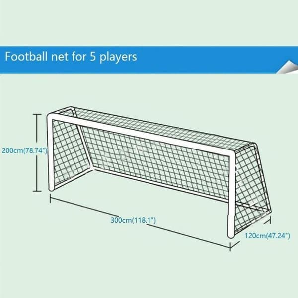 Fodboldnet egnet til 3*2m hovedmålsfodboldnet