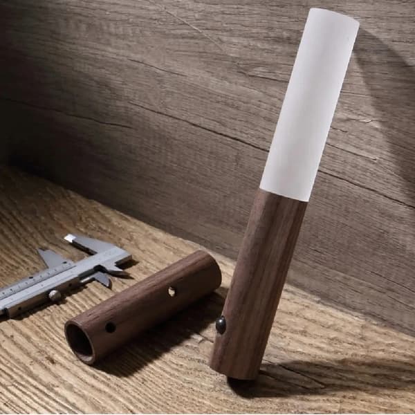 Natlampe med bevægelsessensor, 3 farver, dæmpbar, USB, bærbar, trappelys