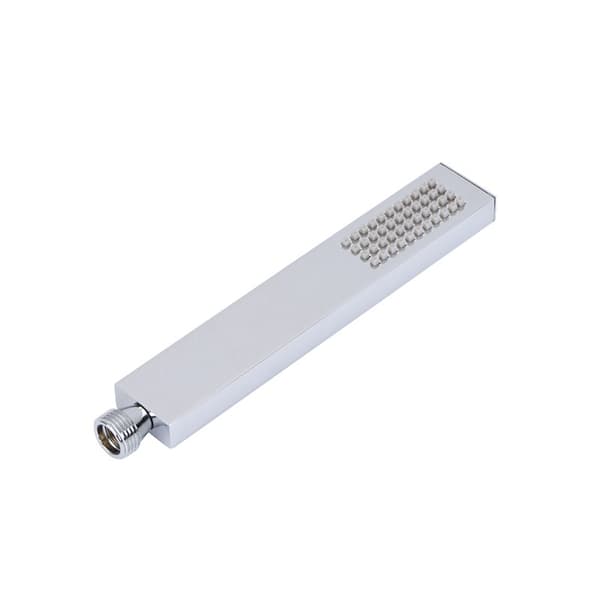 Rektangulær Kobberbelagt Lige Front Monobloc Brusehoved Håndbruser - 219*35*15mm