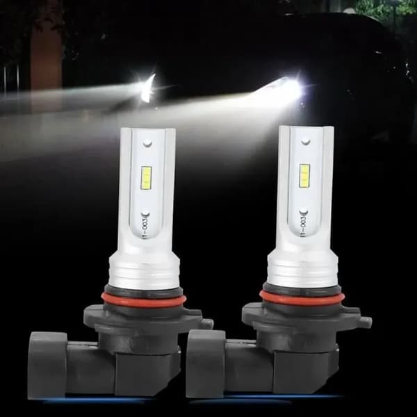 Qiilu LED-frontlyspærer - HB3 - 72W - 6000K - Hvit