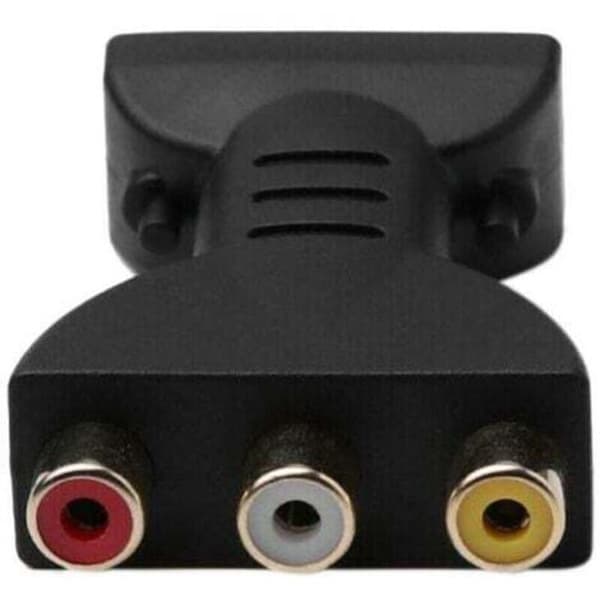 HDMI hann til 3 RCA hunn kompositt AV lyd videoadapter TV-omformer