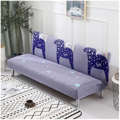 Sofabetræk - XVX - Dobbelt sovesofa - Trykt mikrofiber - Sammenfoldelig - 120-150cm #27