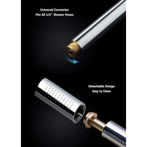 Mini-yleissuihkupää kromattua messinkiä (pyöreä)