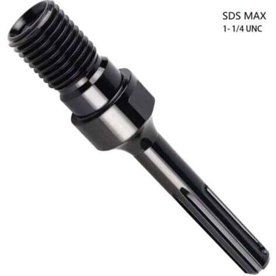 SDS Max -adapteri - XVX - 1 1/4\" UNC - Seosteräs - Pituus 190 mm - Timanttiporanterille