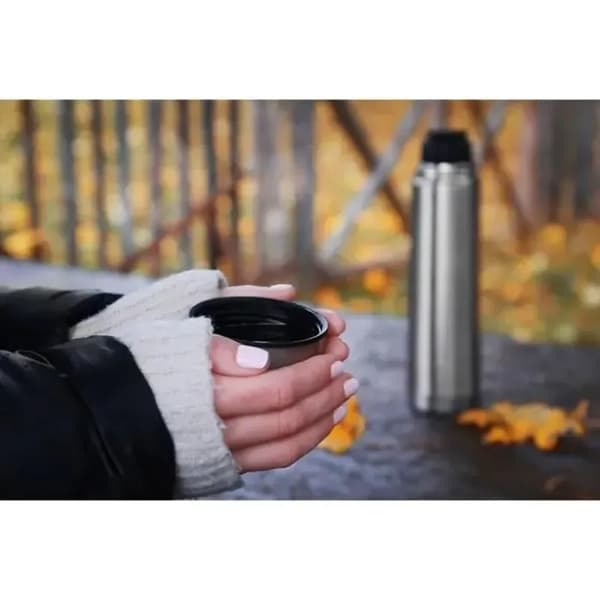 1-liters termos i rostfritt stål
