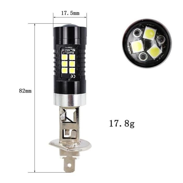 par JZSH høyeffektive LED-tåkelys for biler (H1)