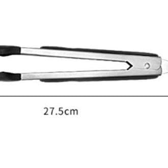 Silikonmatarklämmor Grillklämmor-9\", Svart, 1 st