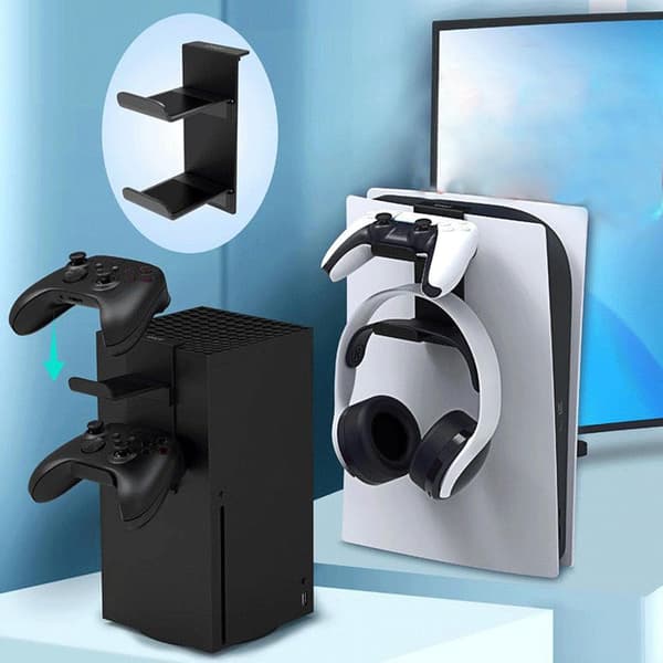 PS5 Headset Stand, Removable Stable Gaming Console Stand, Headphone Stand, PS5 Headphone Wall Mount, PS5 He