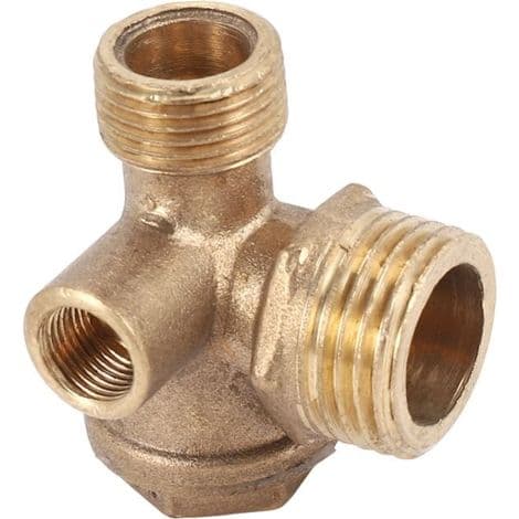 1 trevejs luftkompressor kontraventil, direkte forbindelse, ventilåbning: 20 mm 16 mm 10 mm