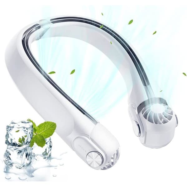 Bærbar Ventilator - XVX - Mini Halsventilator - 2400mAh - 3 Hastigheder - USB