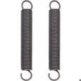 Strekkfjær i rustfritt stål - Nosheir - Dobbel krok - Rustfritt stål - Polert - Tråddiameter 2 mm