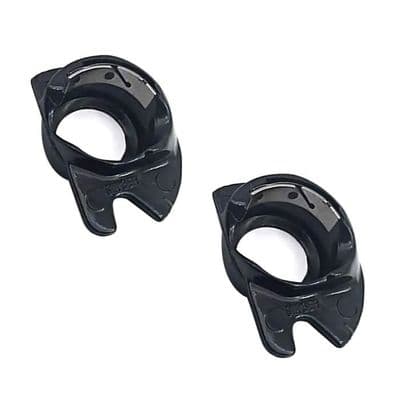 Spolhus - XVX - 2-pack - Svart - Kompatibel med Singer - Toppmatad