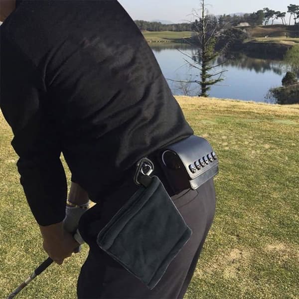 XVX Golf-tarvikkeet - Puhdistuspyyhe taskulla ja klipsillä - Golfpalloille ja huoltoon