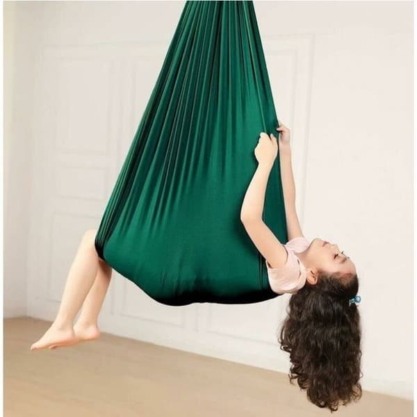 Sensorisk Terapigunga - RNEMITERY - 360° Elastisk Hängmatta - Himmelblå - 200 kg - Barn