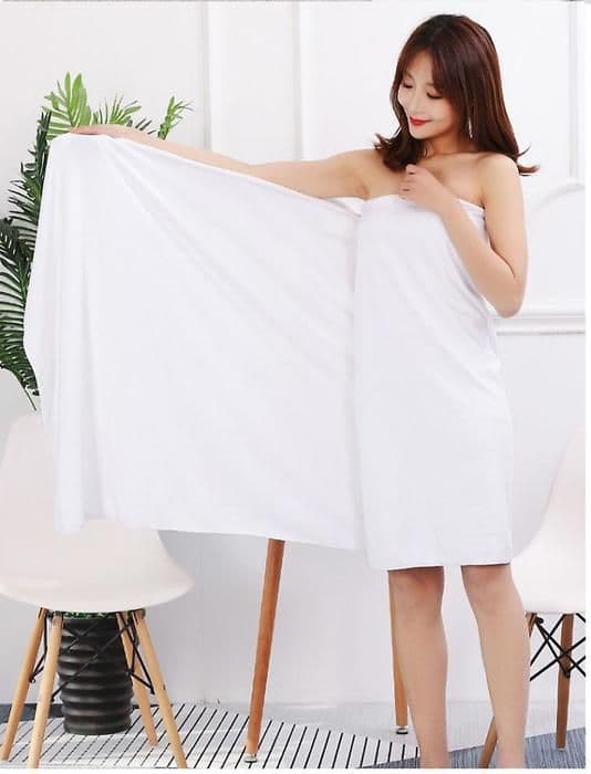 Badehåndklæde - 100 x 200 cm - Tykt badehåndklæde i hotelkvalitet - Hurtigtørrende - Maskinvaskbart (60°C)