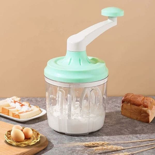 Håndmixer - XVX - Speedy Chef - 1200ml - Plast og Metal - Multifunktionel